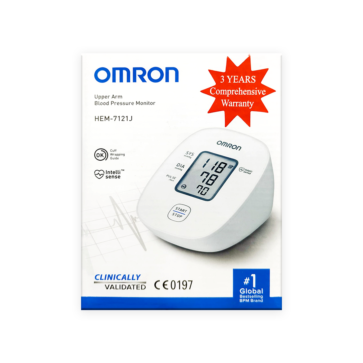 Omron Automatic Blood Pressure Monitor HEM-7121J