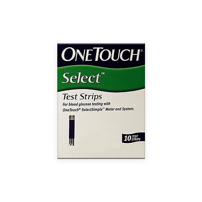 OneTouch Select Blood Glucose Test Strips 10s