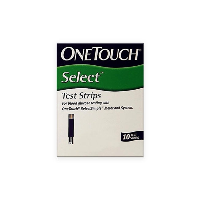 OneTouch Select Blood Glucose Test Strips 10s - Accurate and Reliable Glucose Monitoring