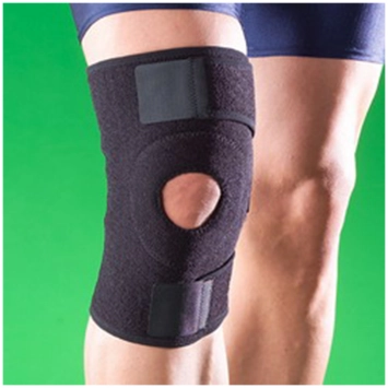 First product image of OPPO 1221 Coolprene Knee Support Open Patella One Size