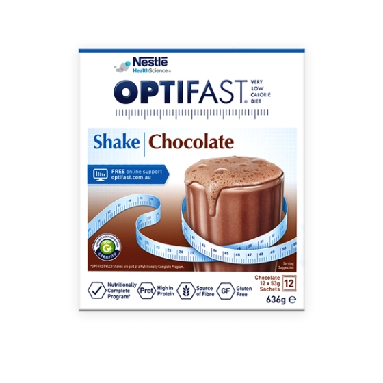 Optifast Milk Shake Chocolate Flavour 12s