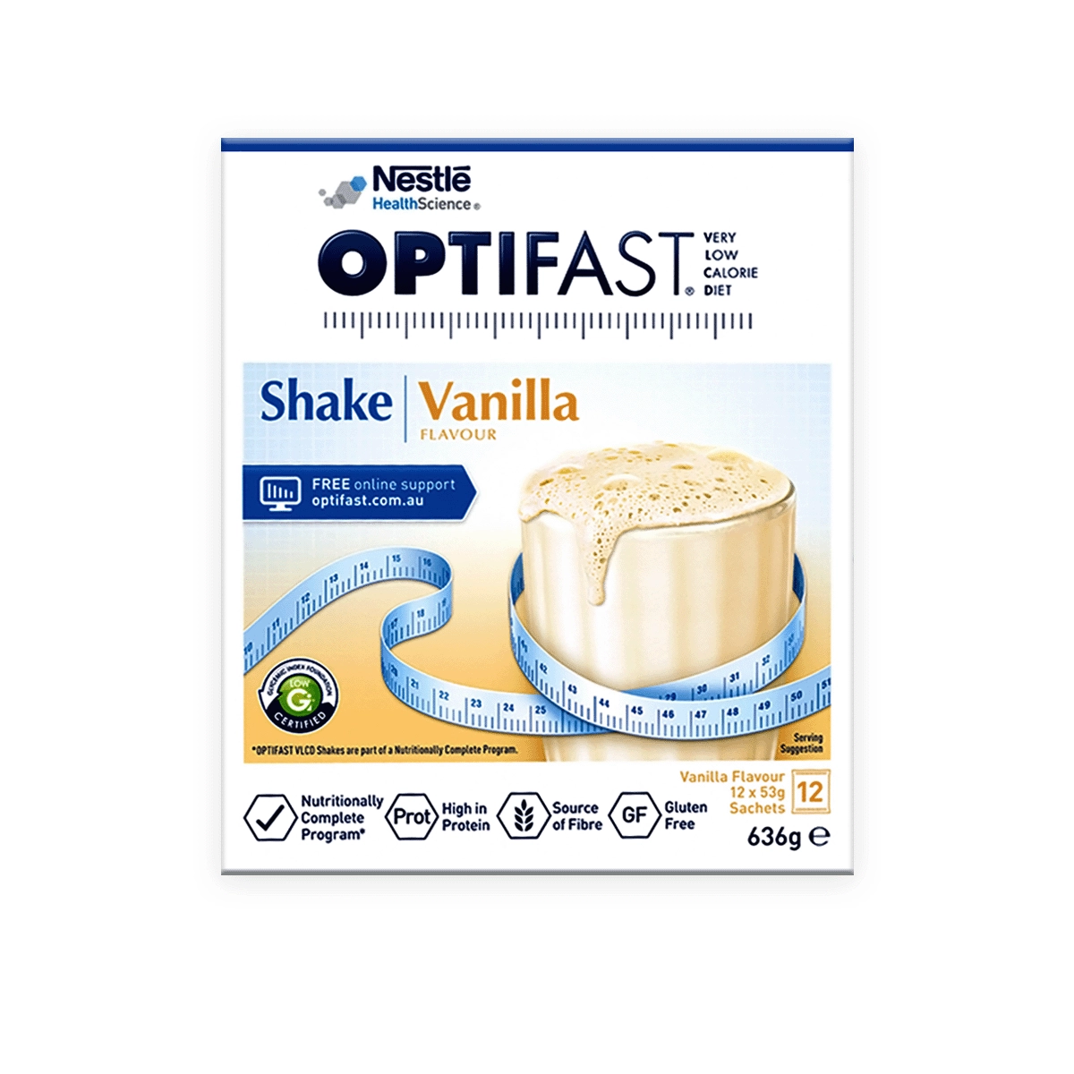Optifast Milk Shake Vanilla Flavour 12s