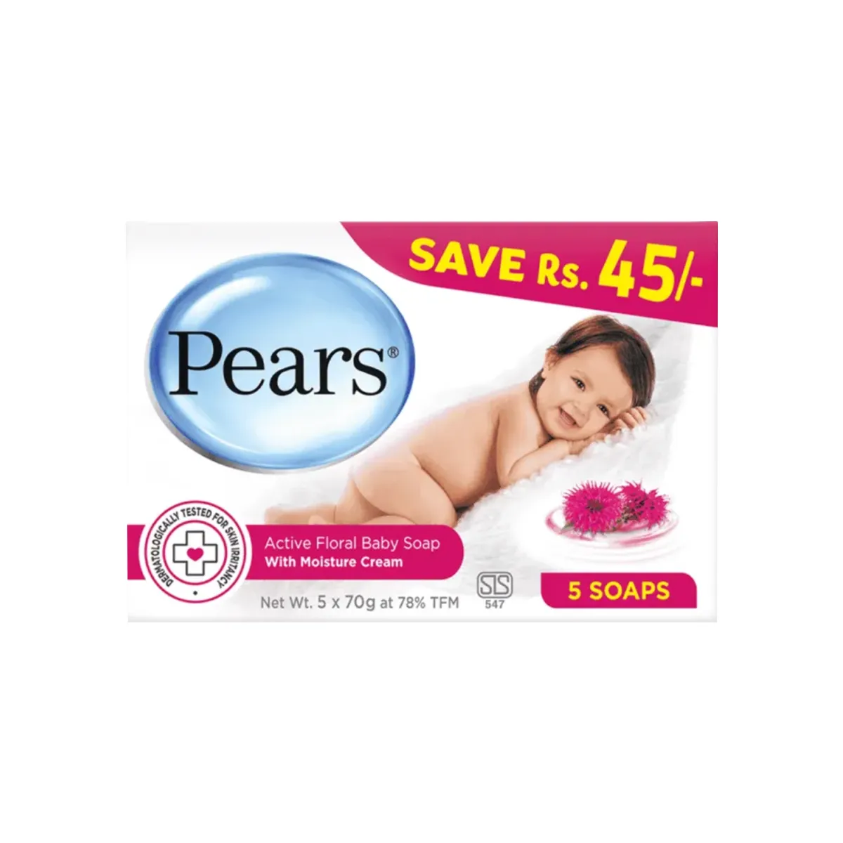 Pears Active Floral Multipack 350g