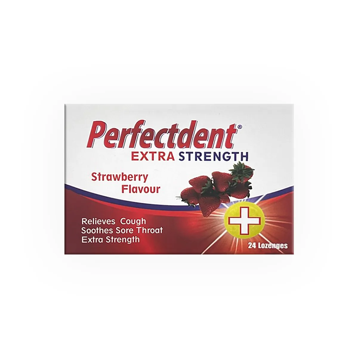 Perfectdent Extra Strength Lozenges 24s - Strawberry