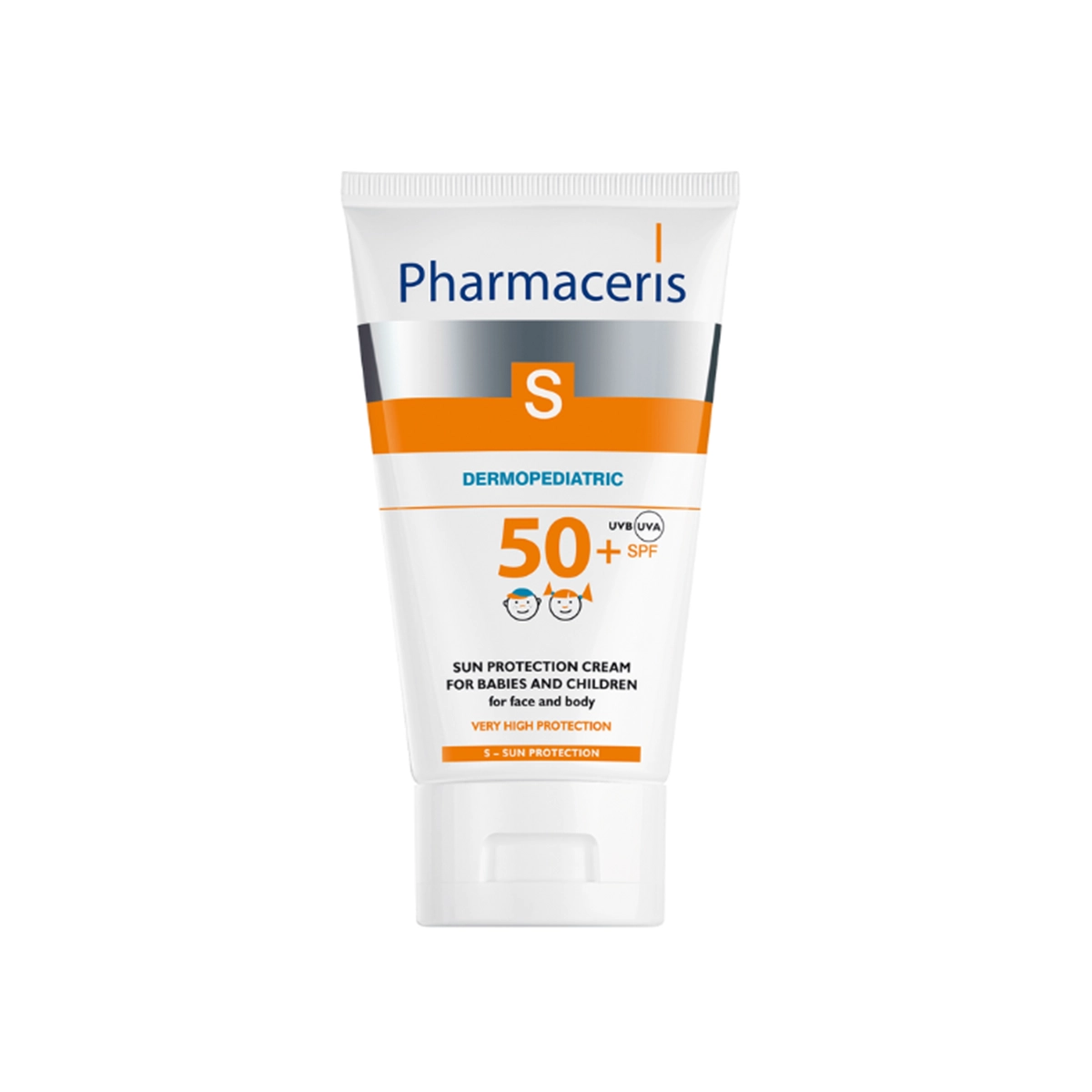 Pharmaceris S Sun Protection Face & Body Cream SPF 50+ 125ml - Ultimate UV Defense for Babies and Children