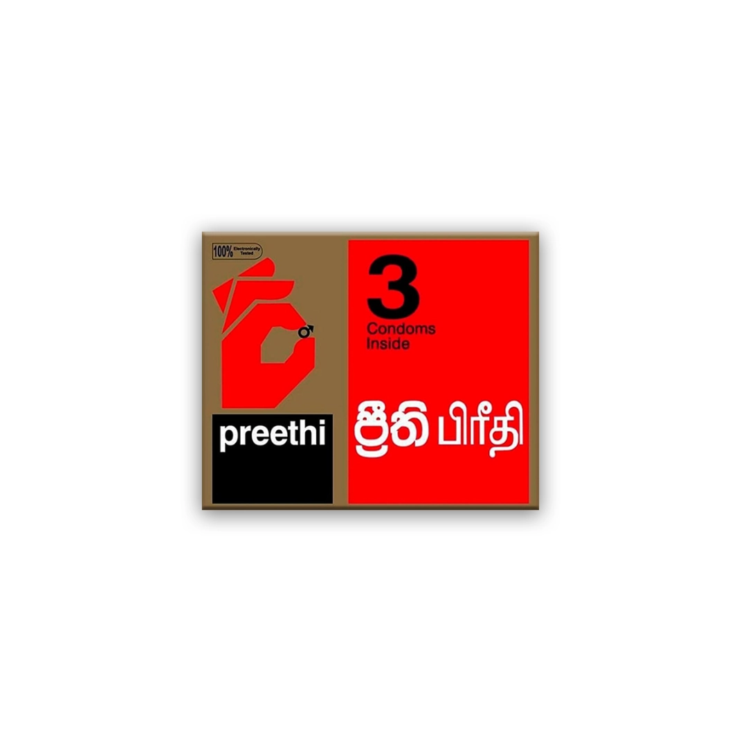 Preethi Gold Condoms 3s - Natural Latex for Protection and Peace of Mind