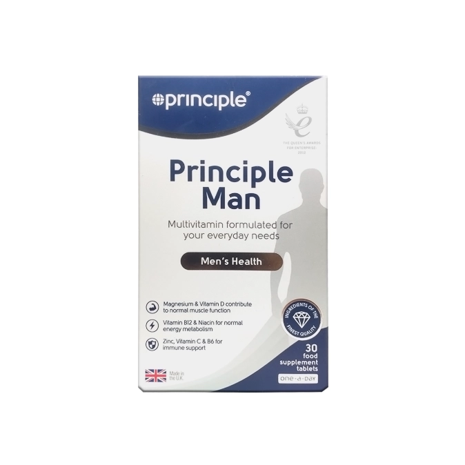 Principle Man Multivitamin Tablets 30s – Comprehensive Daily Support for Men’s Health