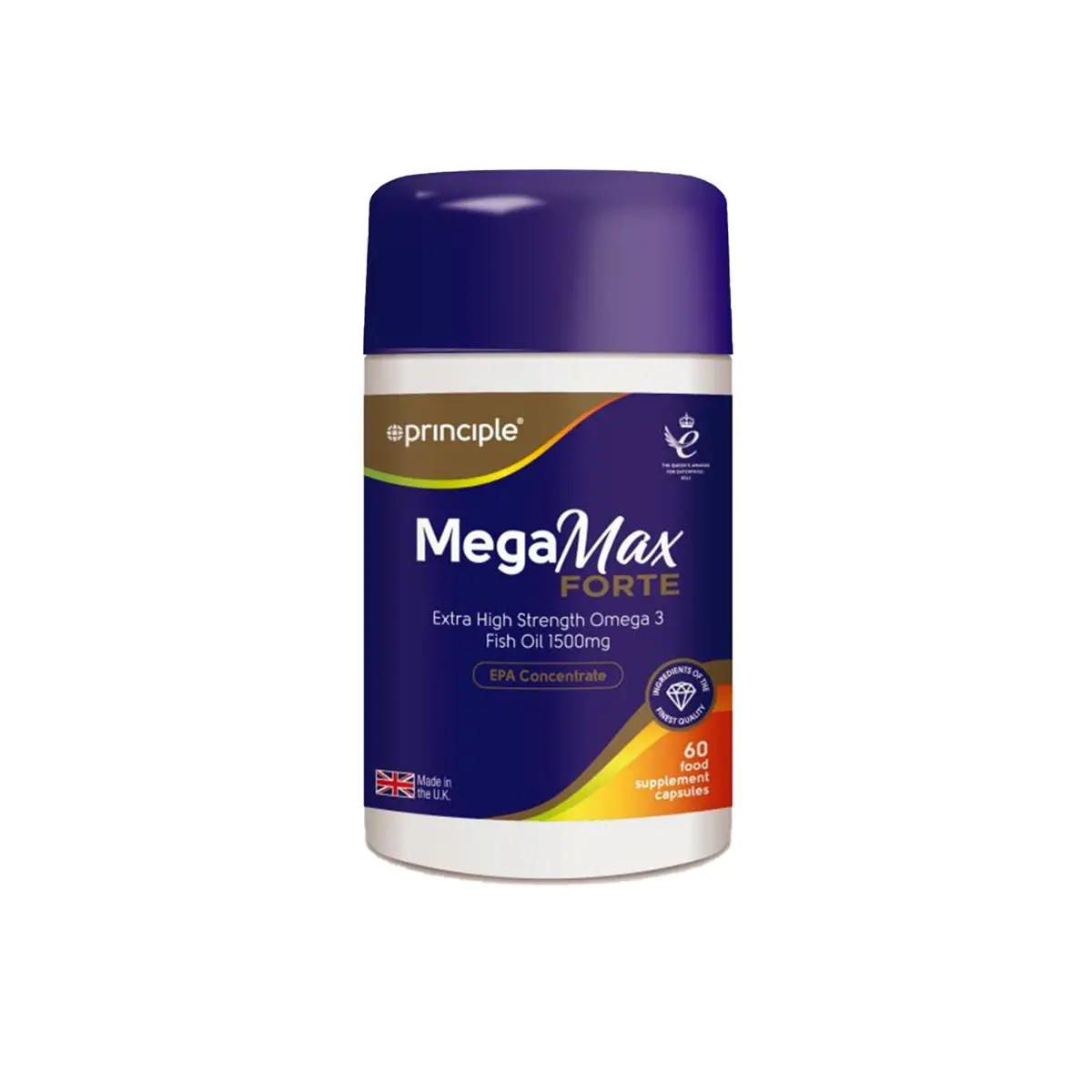 Principle Megamax Forte Fish Oil 1500mg Capsules 60s