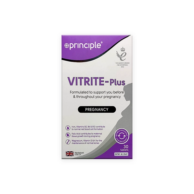 Principle Vitrite Plus Tablets 30s - Essential Prenatal Support for Mother & Baby