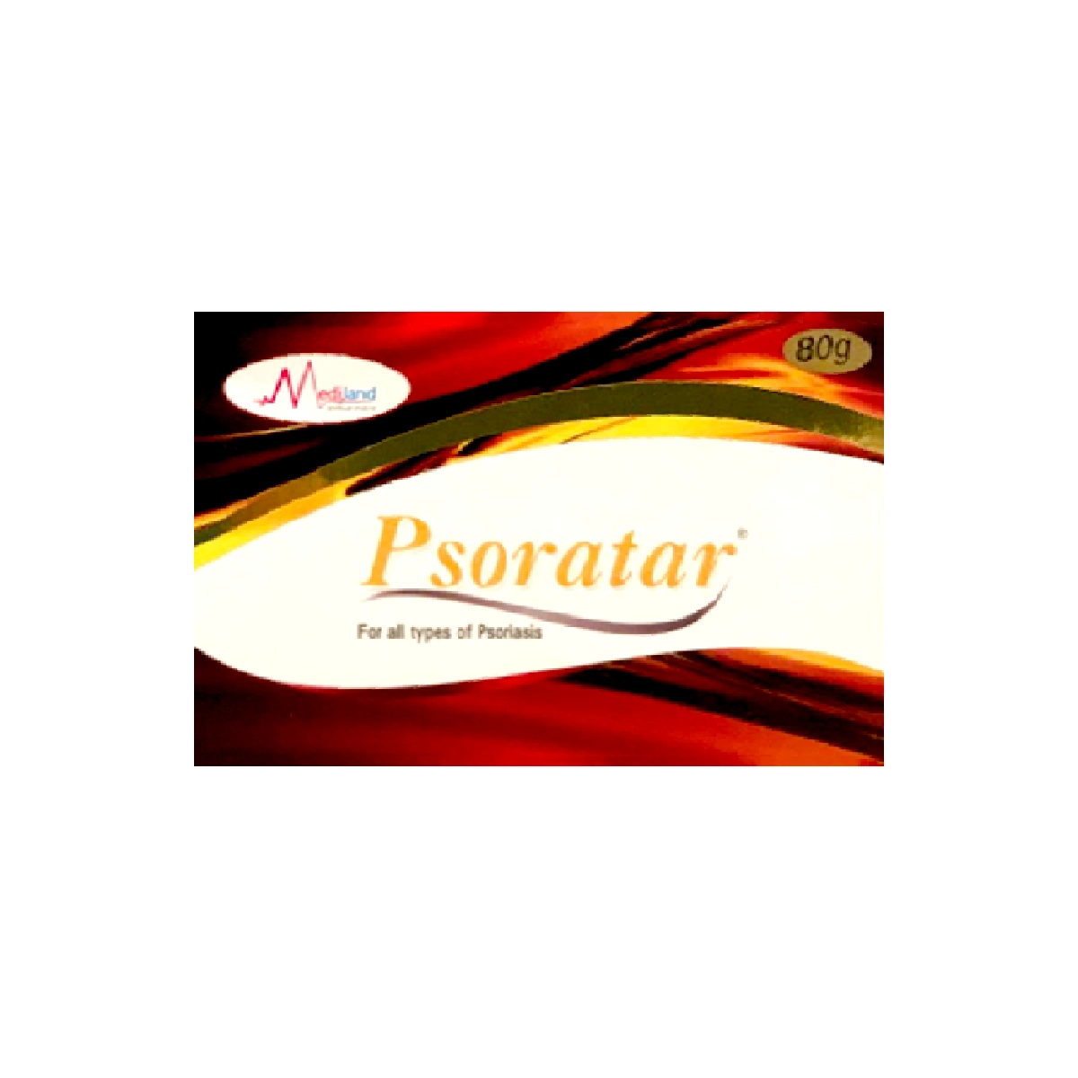 Psoratar Medicated Bar 80g - For Psoriasis, Eczema, and Dry Skin Relief