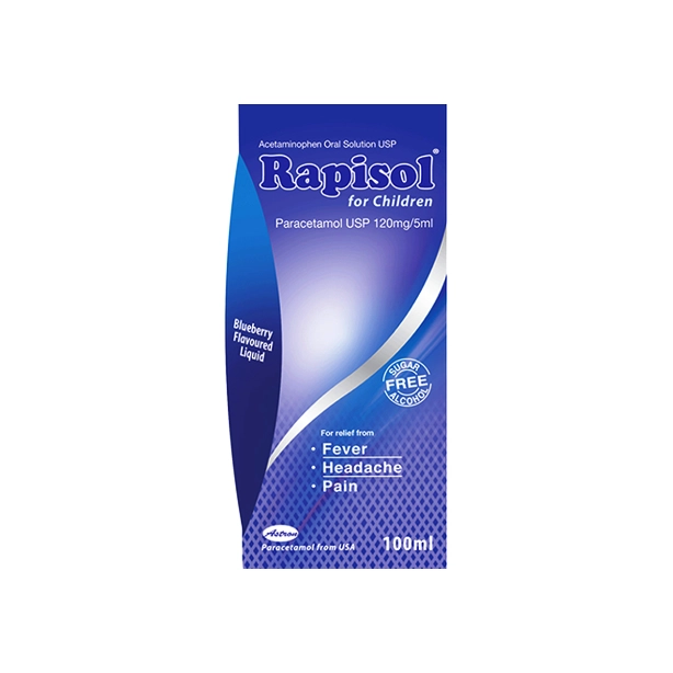 Rapisol Syrup for Children 100ml (Paracetamol)