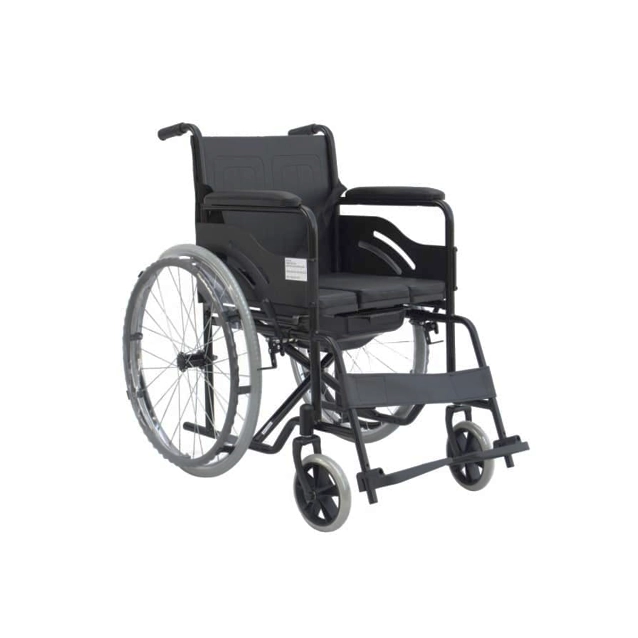 Sanderd Chromed Steel Commode Wheelchair (SMW09)