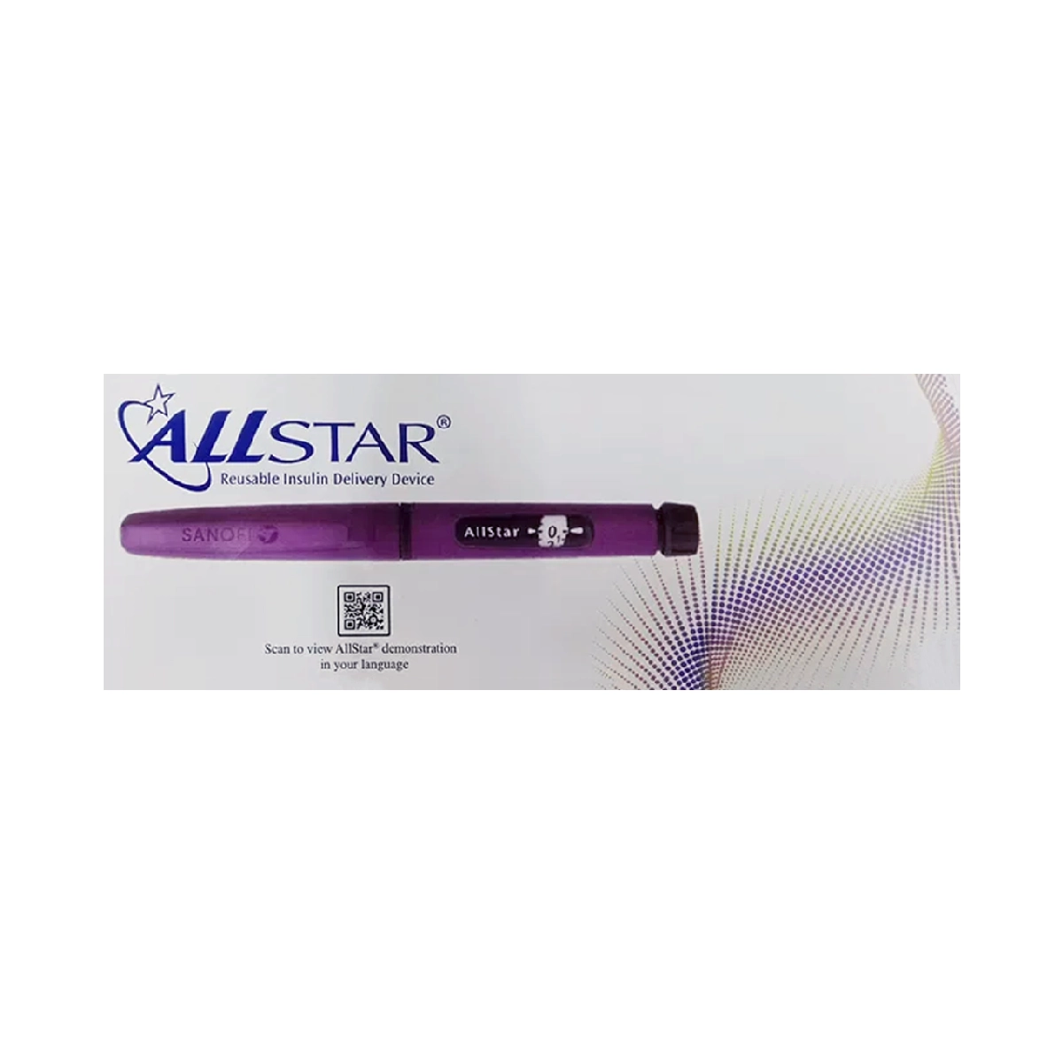 Sanofi AllStar Reusable Insulin Delivery Device - Diabetes Self-inject Insulin Device