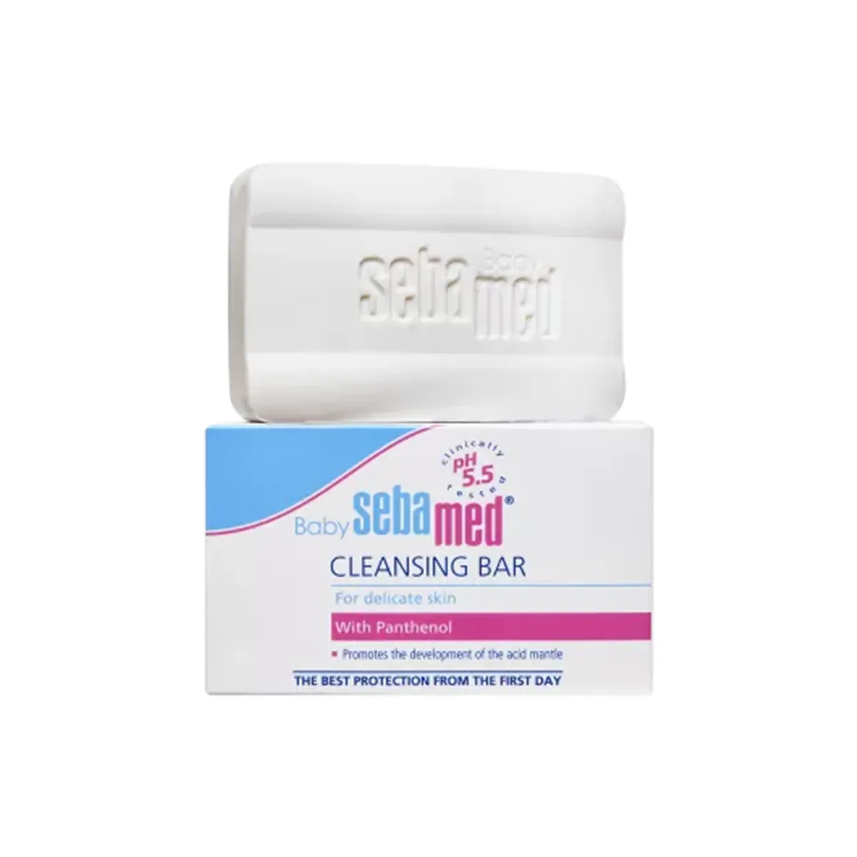 Sebamed Baby Cleansing Bar 100g – Vitamin E, Hydration, and Skin Protection for Babies