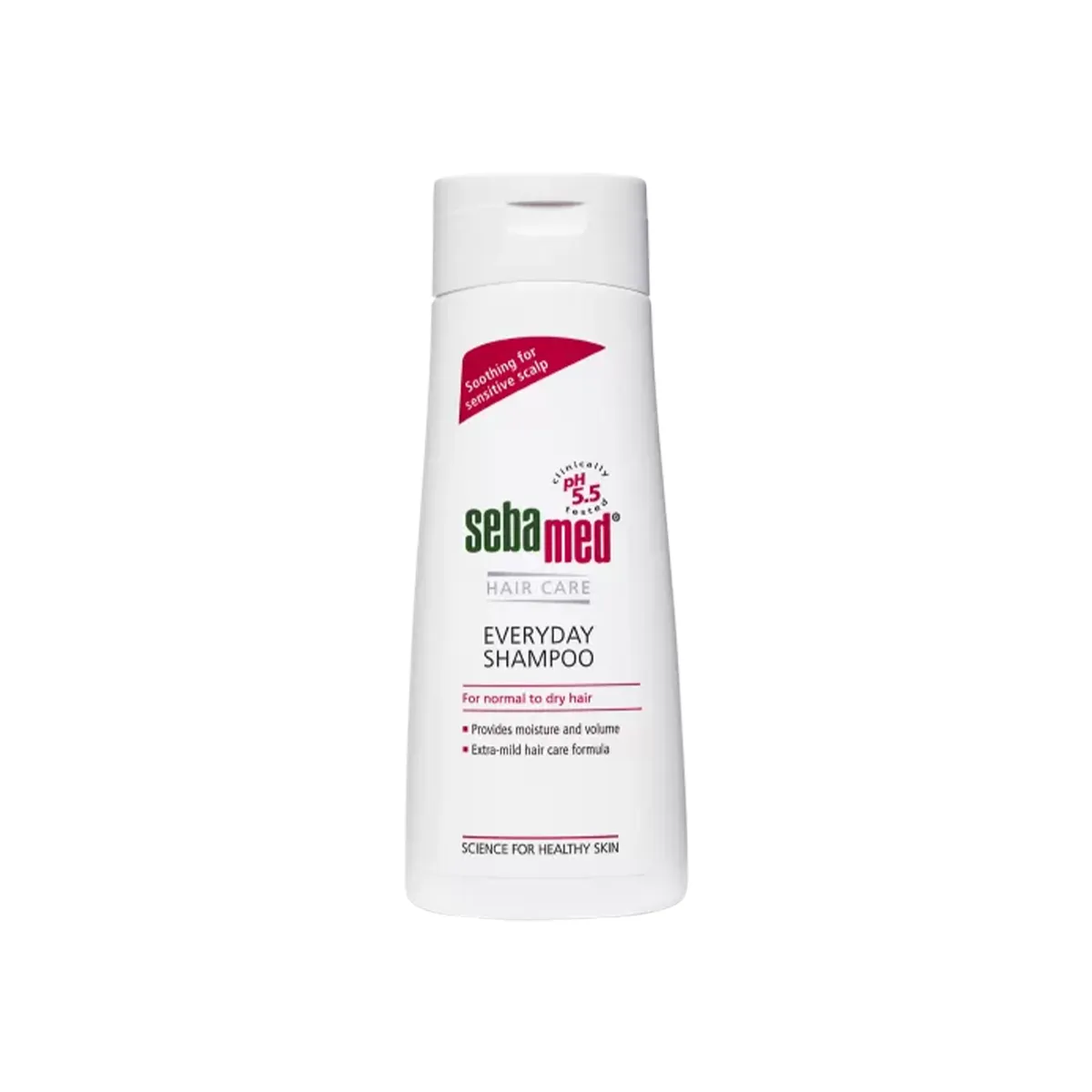 Sebamed Everyday Shampoo 200ml - Volume, Silky Luster, pH 5.5, Gentle Daily Care