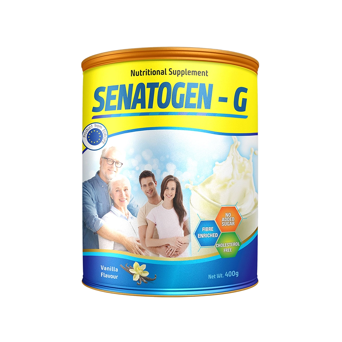 Senatogen-G Nutritional Powder (Vanilla) 400g - Nutritional Milk Powder for Senior Health and Vitality