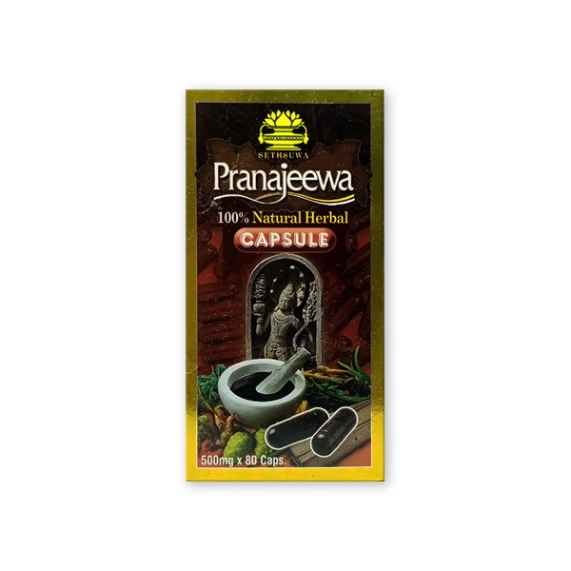 Sethsuwa Pranajeewa Capsule 500mg 80s - Herbal remedy for Healthy, Organic