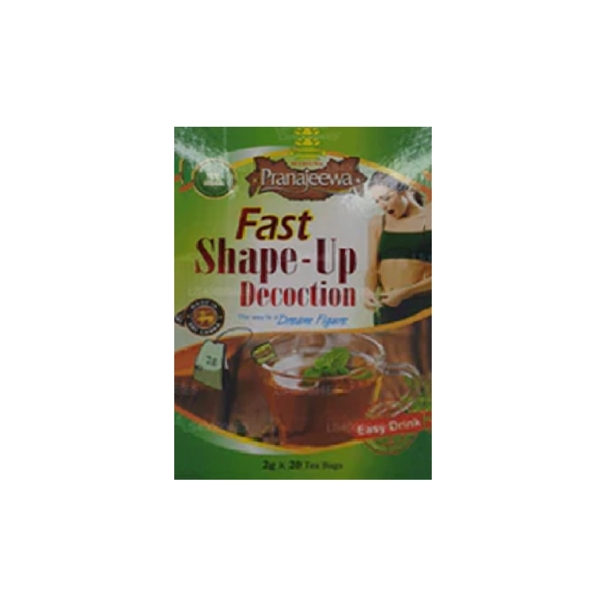 Sethsuwa Pranajeewa Fast Shape-Up Decoction 40g Tea bags 20s - Eliminates constipation