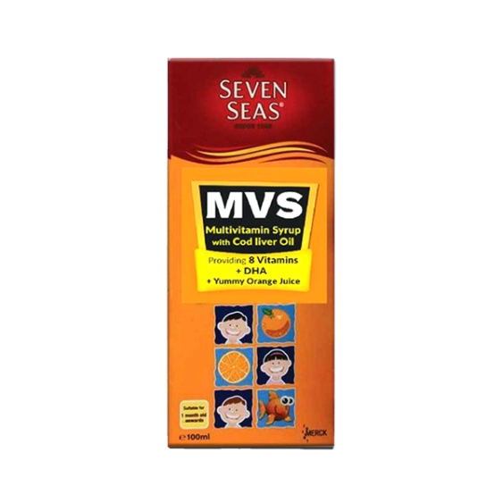 SevenSeas Multivitamin Syrup With Cod Liver Oil 100ml