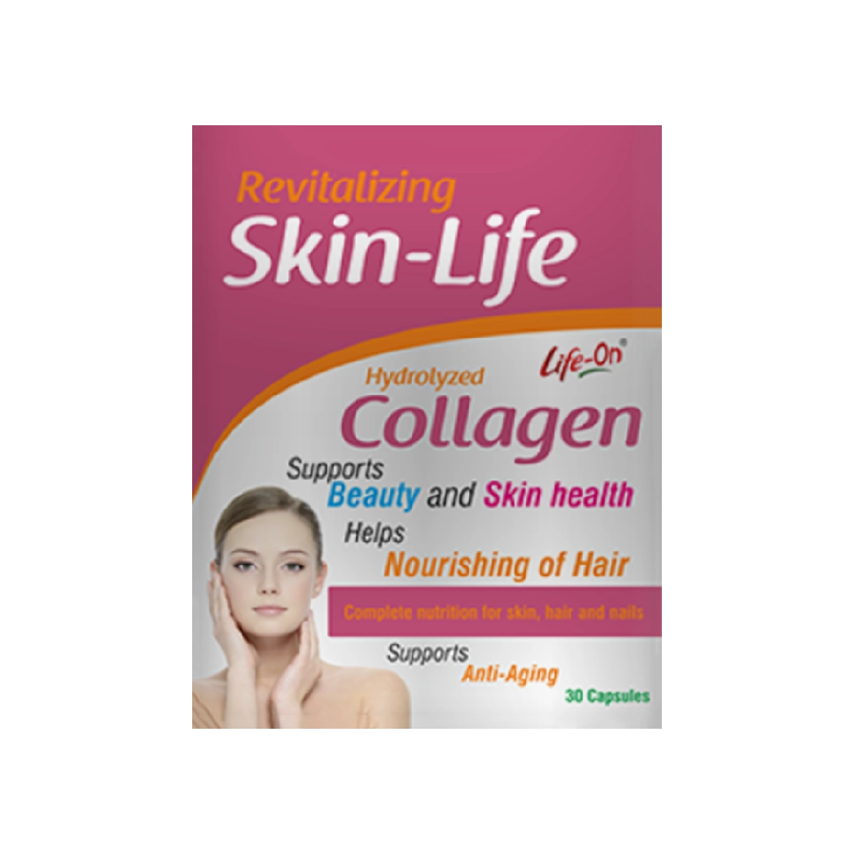 Skin-Life Hydrolyzed Collagen Capsules 30s - Beauty and skin health,Nourishes Hair and Anti-aging