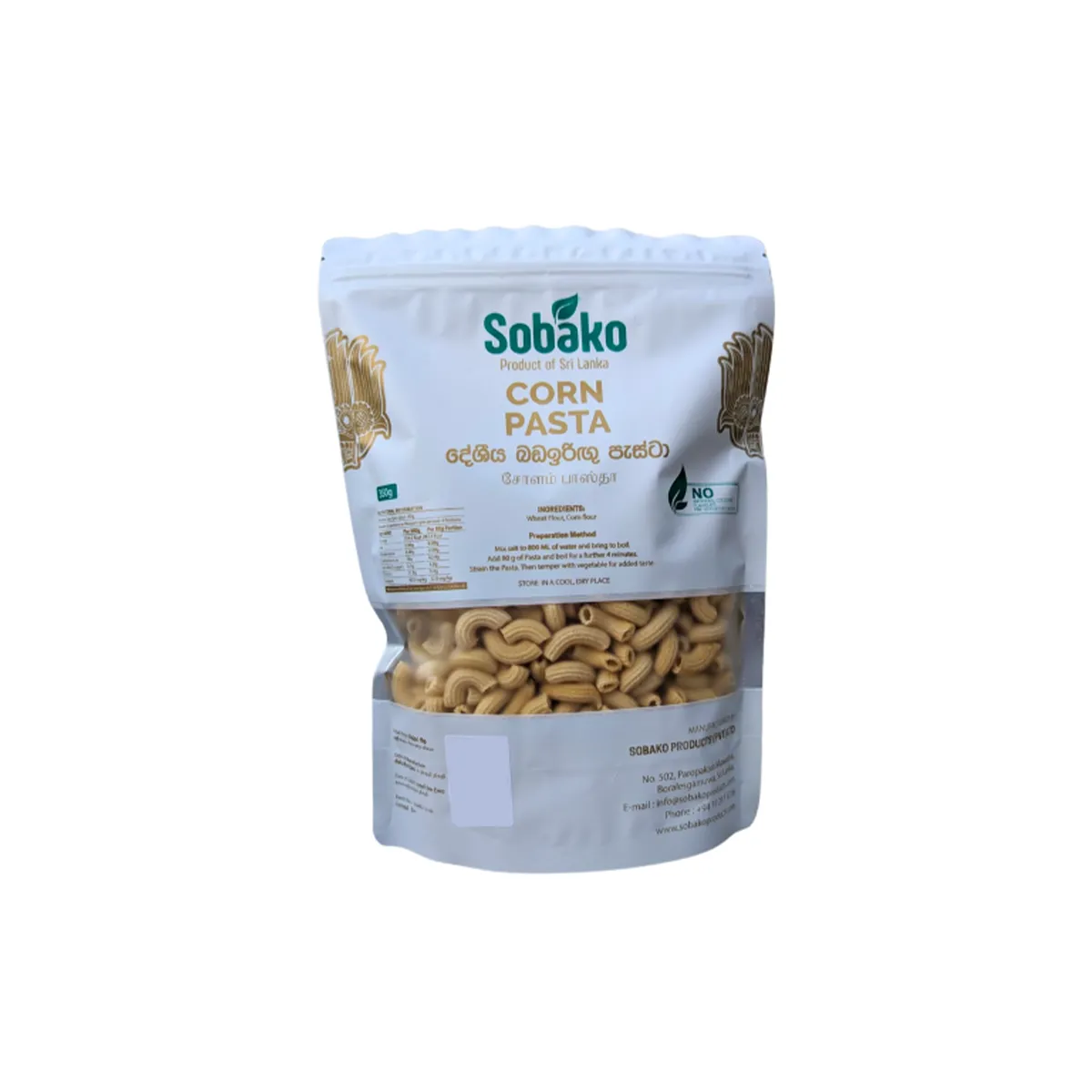 Sobako Corn Pasta 350g
