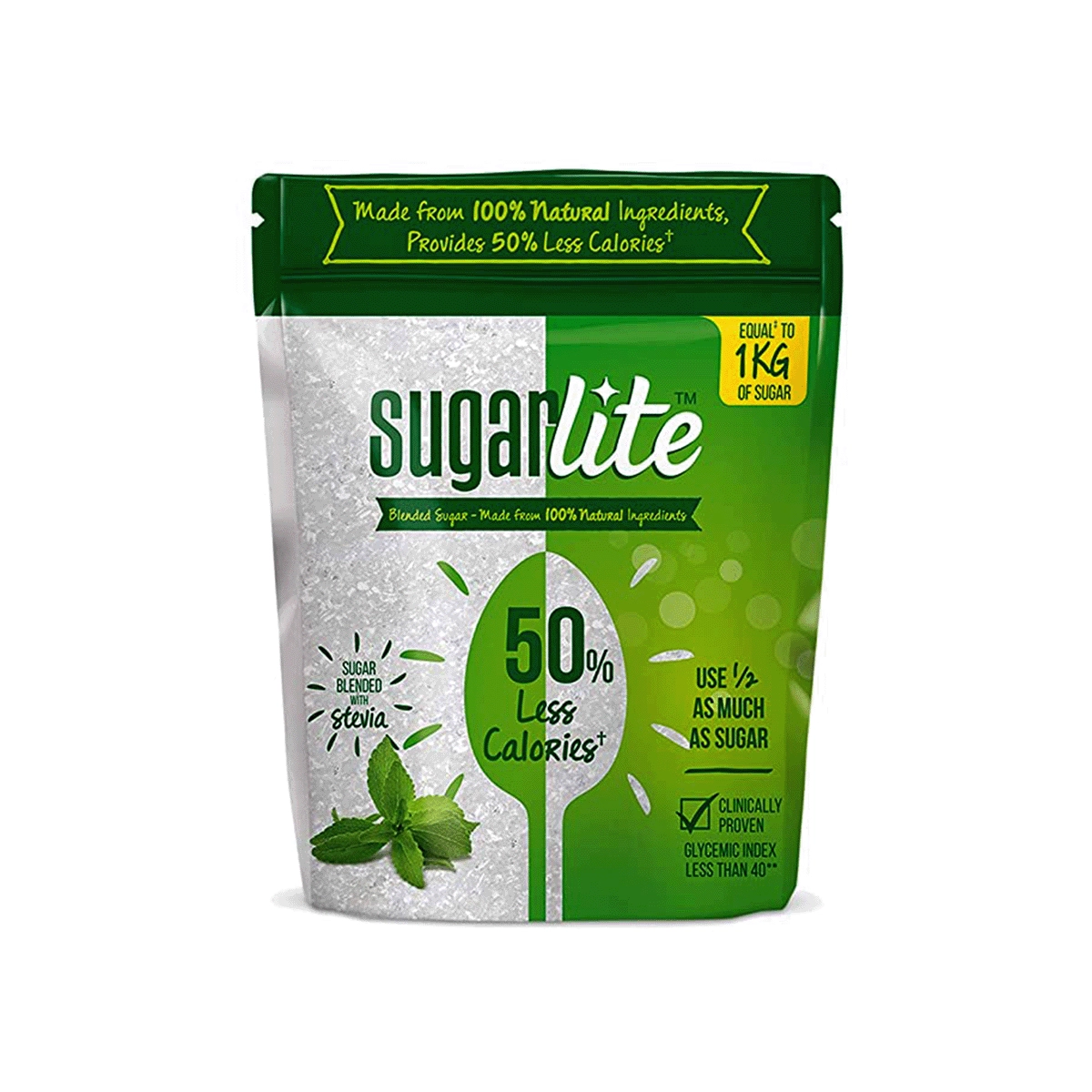 Sugarlite Sugar With 50% Less Calories 500g - A Smart, Natural Sugar Alternative