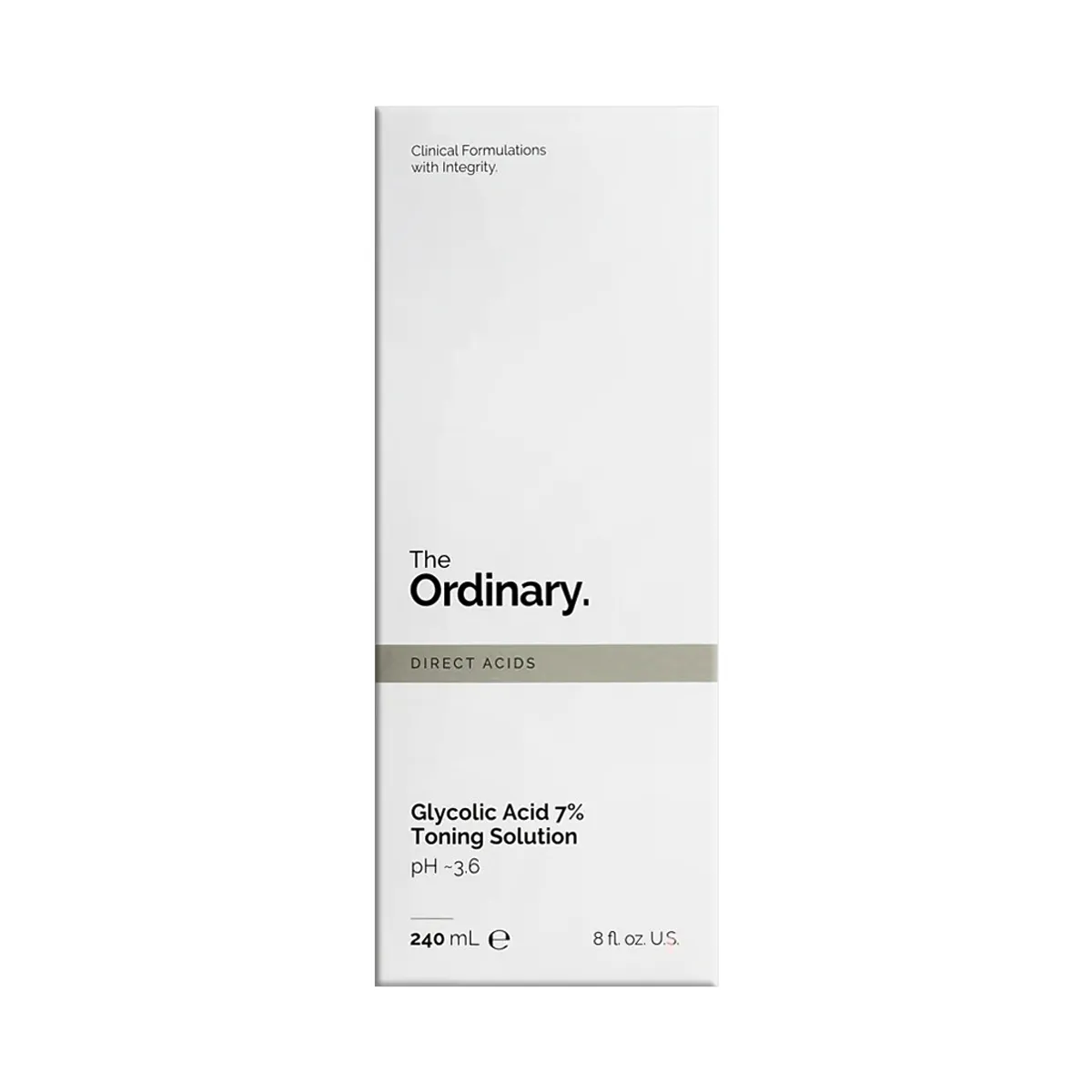 The Ordinary Glycolic Acid 7% Toning Solution 240ml – Gentle Exfoliation for Radiant Skin