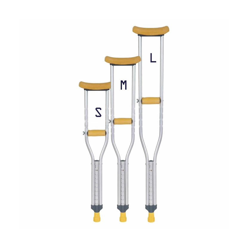 Under Arm Alum Crutches Aluminium Small - Lightweight, Durable, and Adjustable Mobility Support