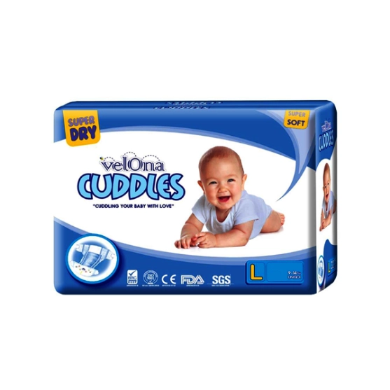 Velona Cuddles Classic Diaper Large 4Pcs