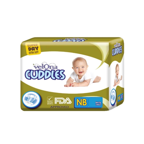 Velona Cuddles Classic Diaper New Born 4Pcs