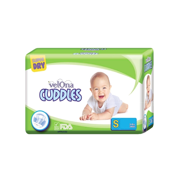 Velona Cuddles Classic Diaper Small 4Pcs