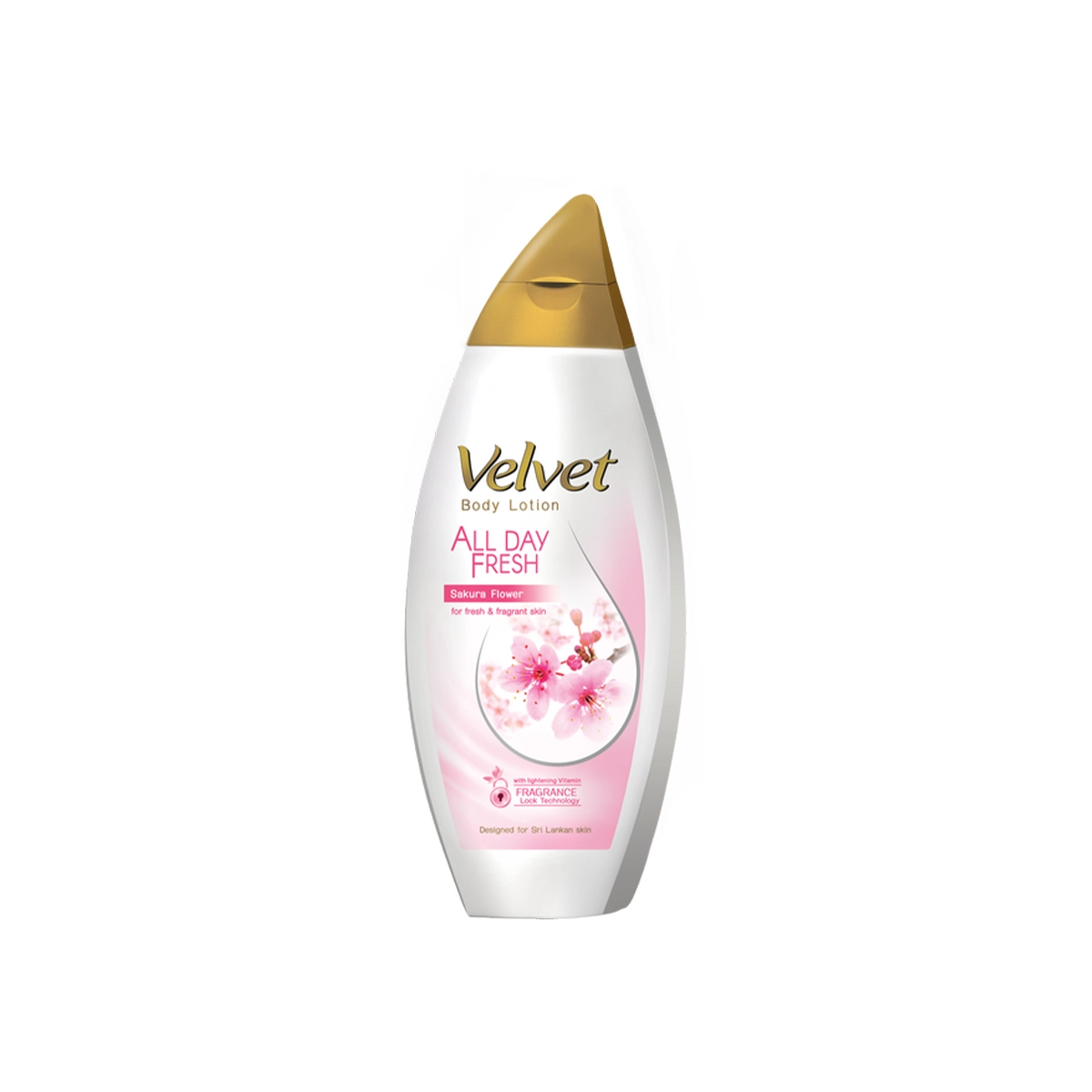 Velvet Body Lotion All Day Fresh 100ml – For Hydrated Skin, Cooling Freshness, and Skin Brightening