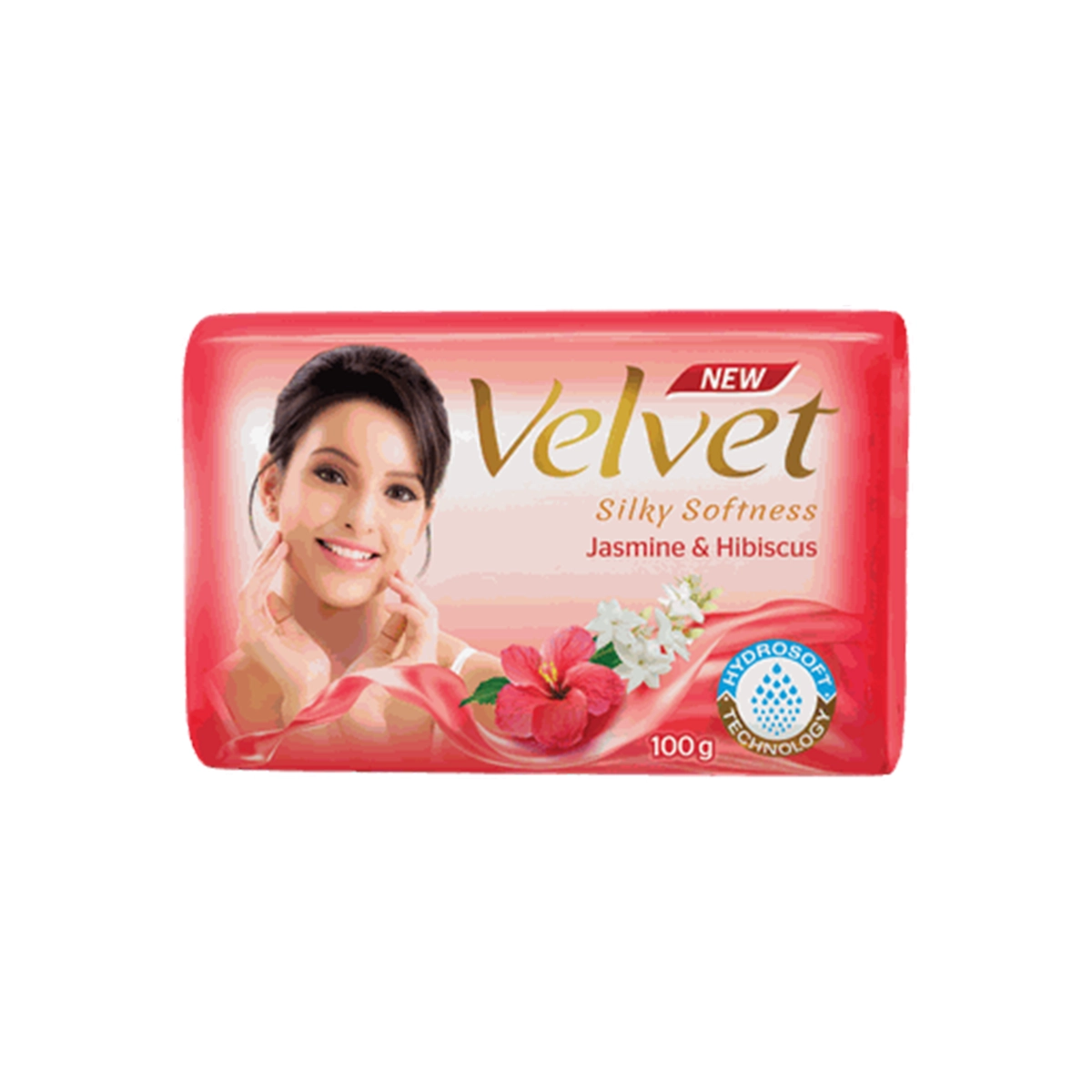 Velvet Soap Jasmine & Hibiscus 100g – For Skin Hydration, Softness, and Daily Care