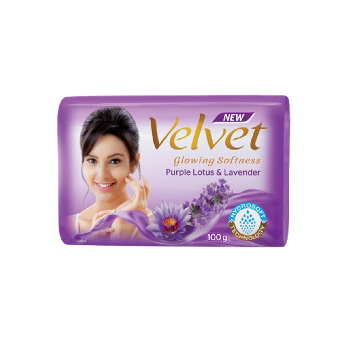 Velvet Soap Purple Lotus & Lavender 100g – Soothing, Moisturizing, and Gentle Skin Care