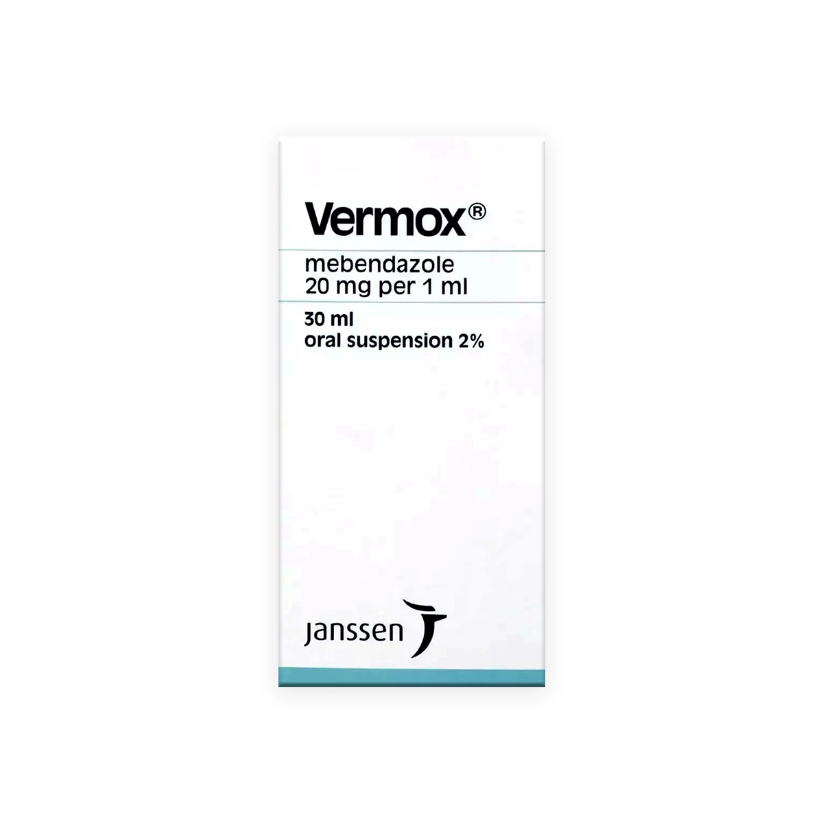 Vermox 20mg/1ml Oral Syrup 30ml (Mebendazole)
