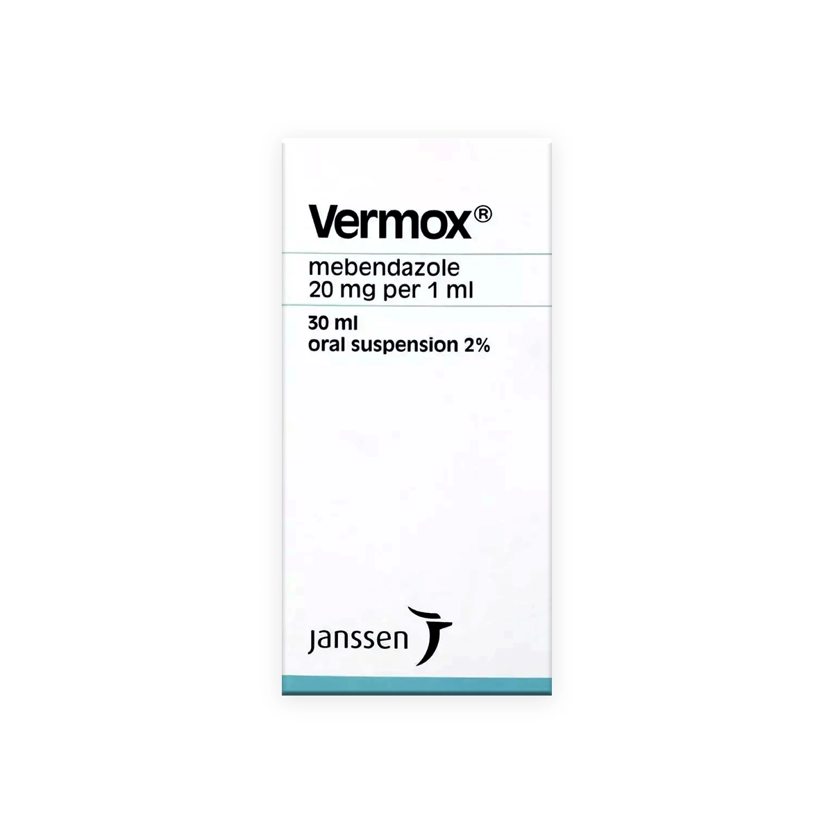 Vermox 20mg/1ml Oral Syrup 30ml (Mebendazole) – Effective 3-Day Worm Treatment