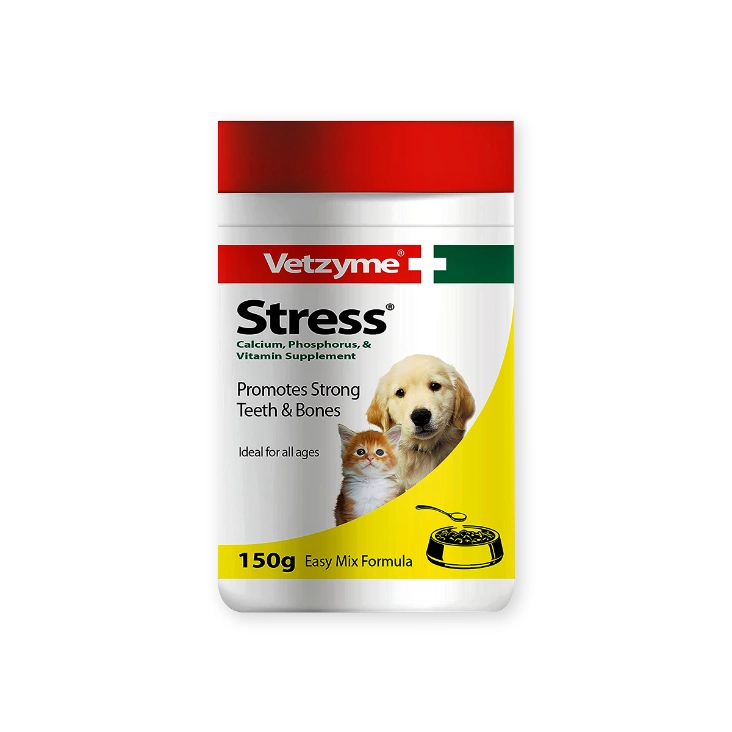 Vetzyme Stress Powder for Dogs & Cats 150g