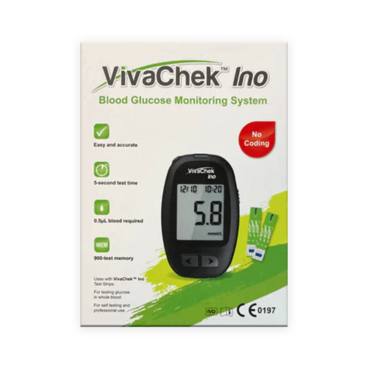 VivaChek Ino Starter Kit Blood Glucose Meter