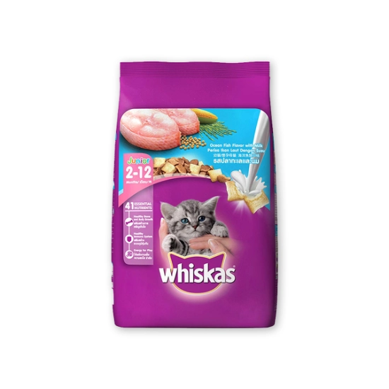 First product image of Whiskas Dry Cat Food (2-12 M) Ocean Fish 450g