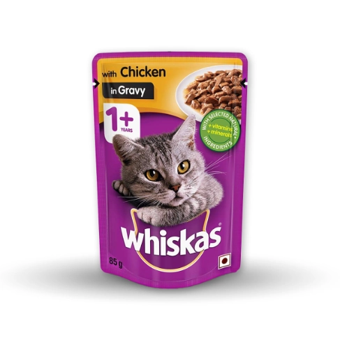 Whiskas Wet Cat Food (1year plus) Chicken 85g