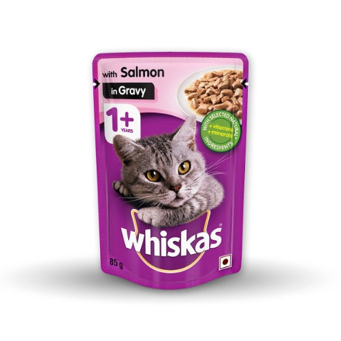 Whiskas Wet Cat Food (1year plus) Salmon 85g