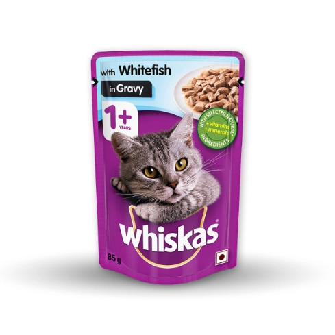 Whiskas Wet Cat Food (1year plus) Whitefish 85g