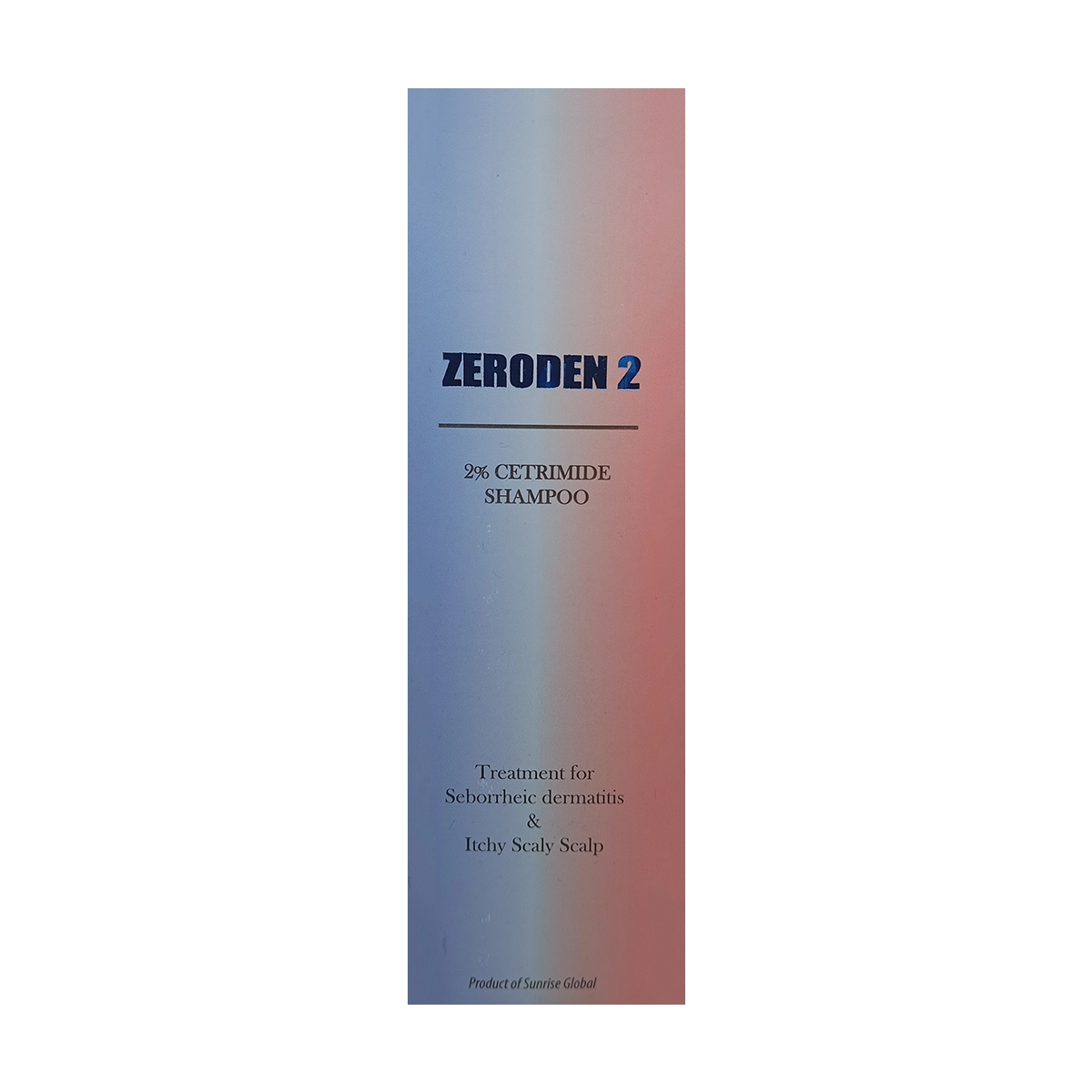 Zeroden 2% Cetrimide Shampoo 200ml